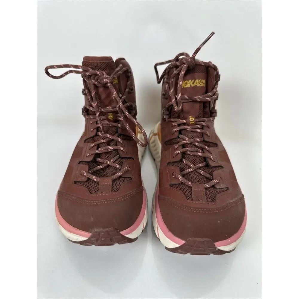 Hoka One One TENNINE Hike GTX Gore-Tex Cherry Mahogany Size 7B